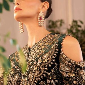 3 PIECE UNSTITCHED EMBROIDERED ORGANZA SUIT | BD-2904