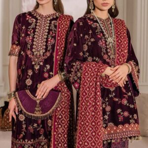 Baroque Luxury Embroidered Velvet
