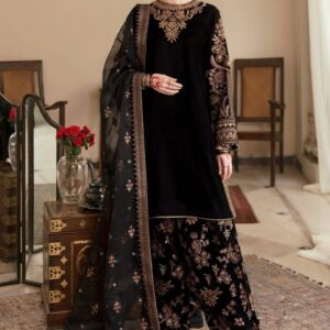 EMBROIDERED VELVET UF-253