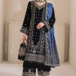 EMBROIDERED VELVET UF-755