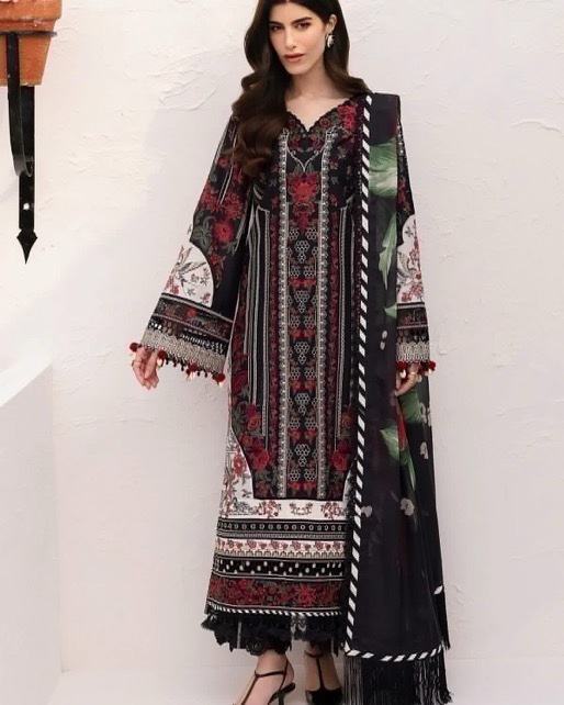 EMBROIDERED LAWN EL-D01 STITCHED